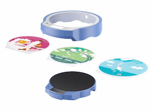 IKA magneetroerder myPlate, glazen oppervlak, creatieve individualisering.